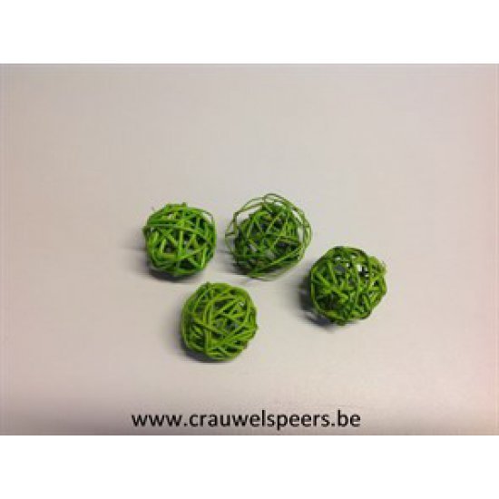 LATA BALL (BRANCH BALL) 4CM LIME GREEN 50PCS