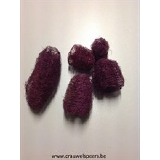 LUFFA MINI AUBERGINE 15ST