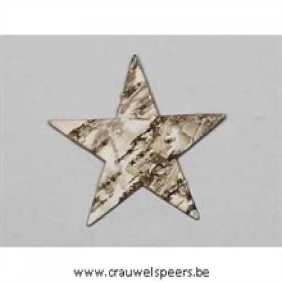 BIRCH BARK STARS 20CM 10PCS