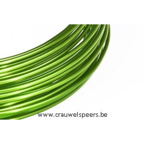 ALUMINIUMDRAAD 2MM +/-12M APPLE GREEN