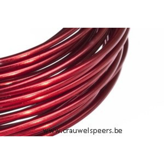 ALUMINIUMDRAAD 2MM +/-12M ROOD