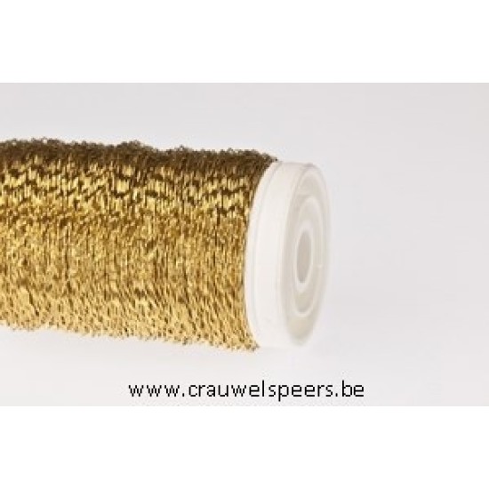 BOUILLON EFFECT DRAAD GOUD 0.30MM 70M 50GR