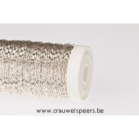 BOUILLON EFFECT DRAAD ZILVER 0.30MM 70M 50GR