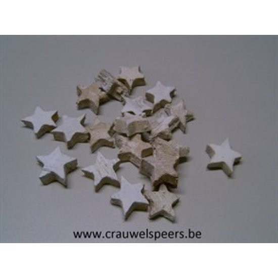 ETOILES DE COCO 5CM BLANCS 100PCS