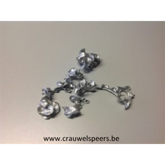 CURLY PODS ZILVER