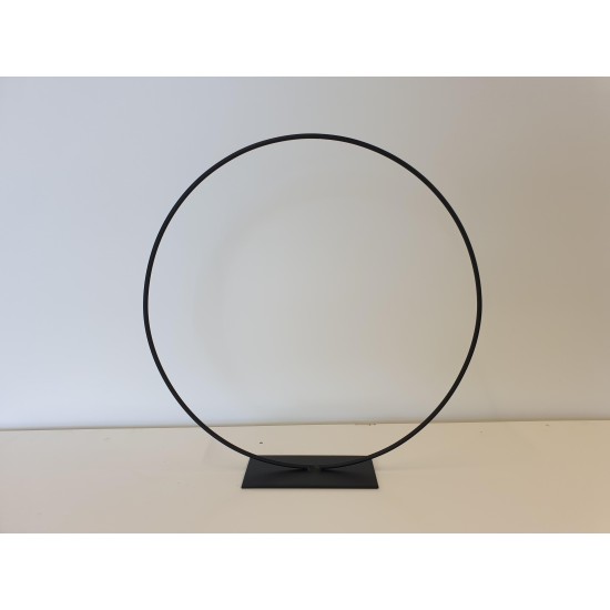 FRAME RING ON BASE 100CM BLACK