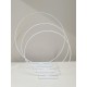 FRAME RING ON BASE 25CM WHITE