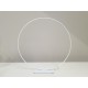 FRAME RING ON BASE 25CM WHITE