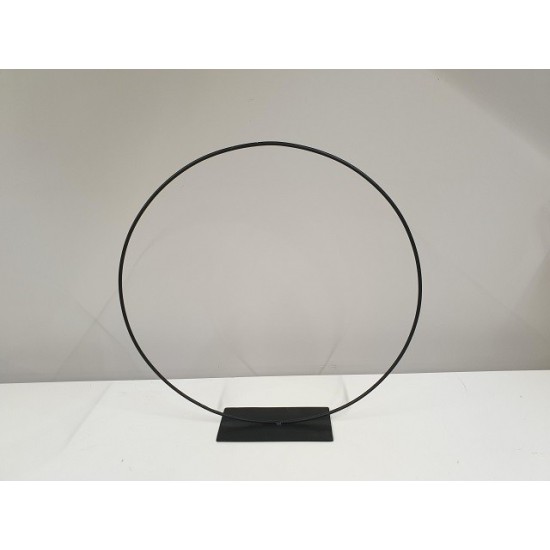 FRAME RING ON BASE 25CM BLACK