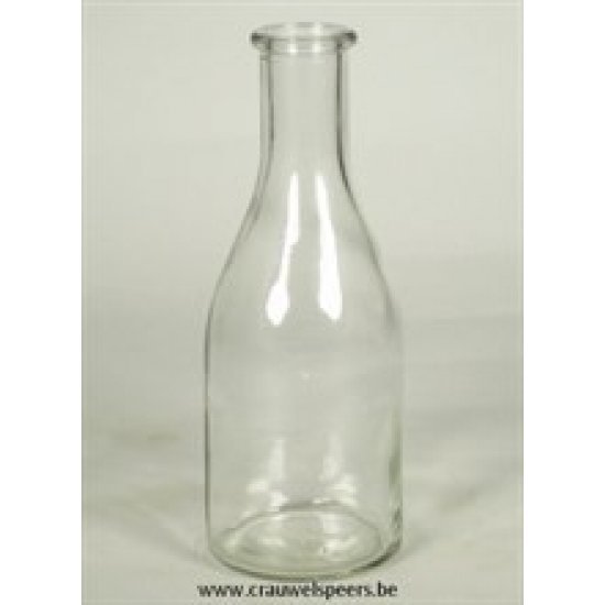 GLASS BOTTLE SEINE D6.5CM H18CM