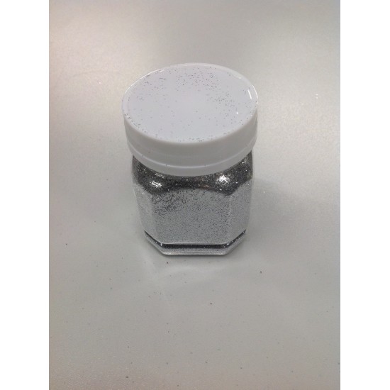 GLITTER POWDER 115GR SILVER