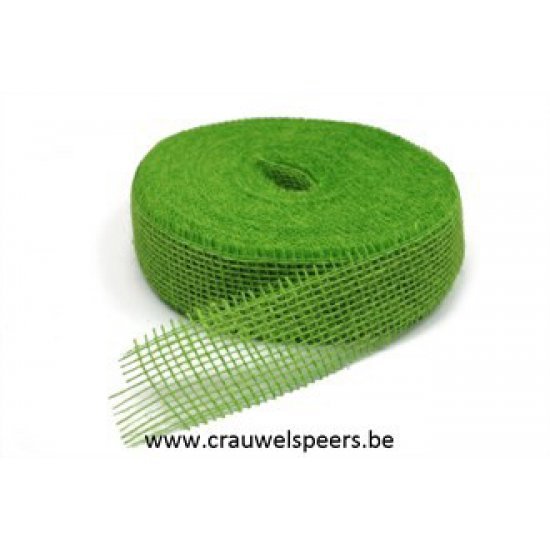 JUTE 5CM 40M VERT CLAIR