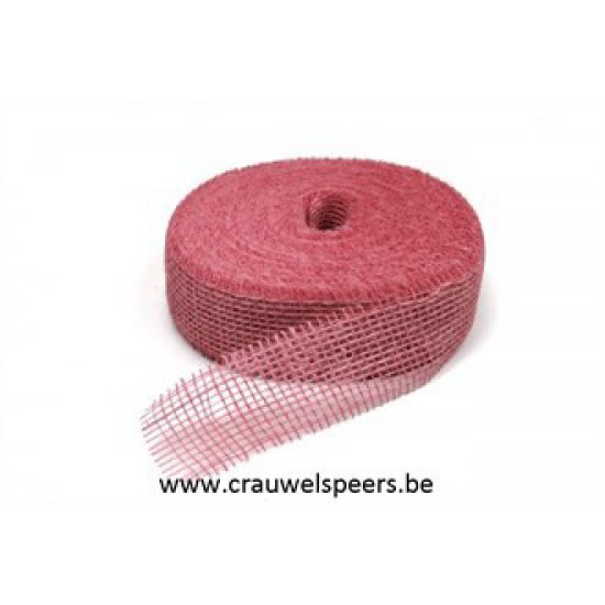 JUTE 5CM 40M  ROSE