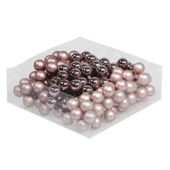 KERSTBOLLEN 20MM SMOKEY ROSE 144ST