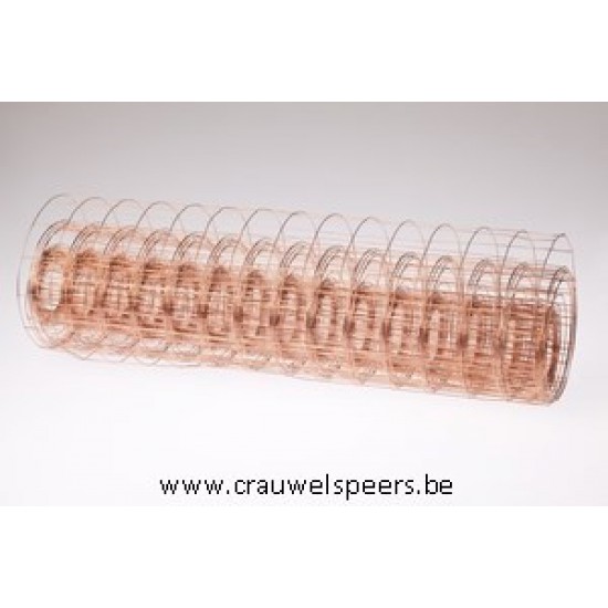 ROULEAU DE GRILLAGE CUIVRE  35CM X +/-5M