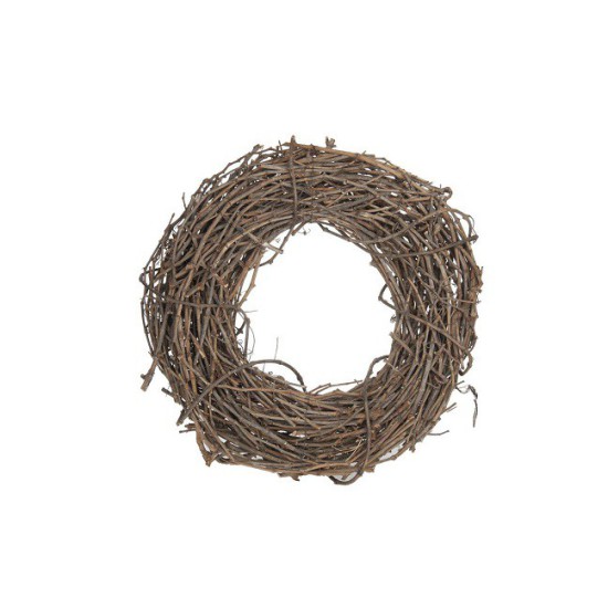 COURONNE DE PAMPRE NATUREL 75CM