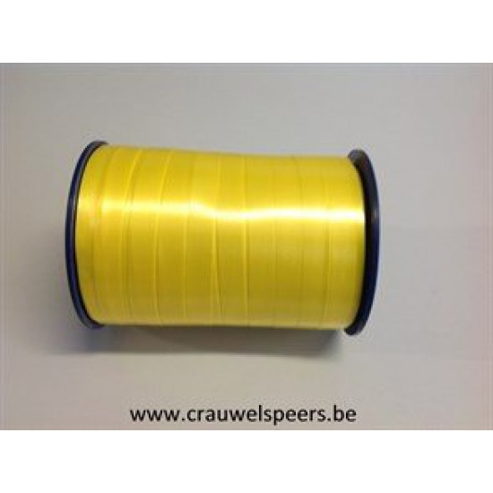 CURLY RIBBON 10MM 250M YELLOW