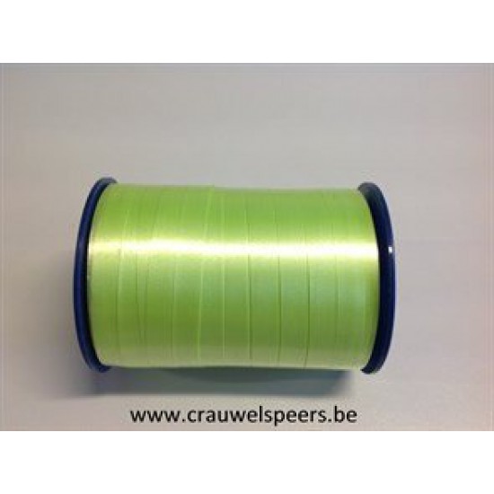 CURLY RIBBON 10MM 250M SPRING GREEN