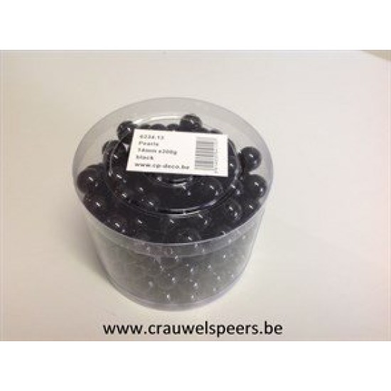 PERLES 14MM NOIR 300GR +/-210PCS