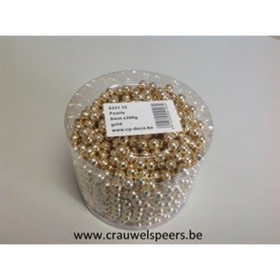 PEARLS 8MM GOLD 300GR +/-1200OCS