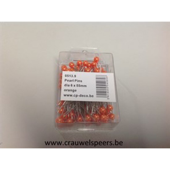 PAERL PINS D6XL55 100PCS ORANGE