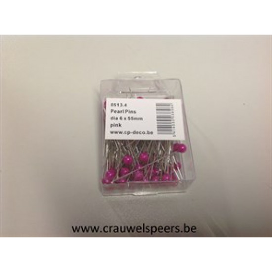 PARELSPELDEN D6XL55 100ST STRONG PINK