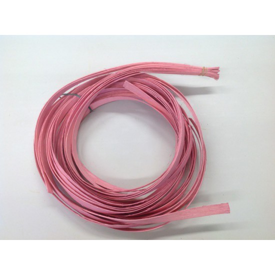 WICKER RIBBON 18MM POWDER ROSE +/-125GR