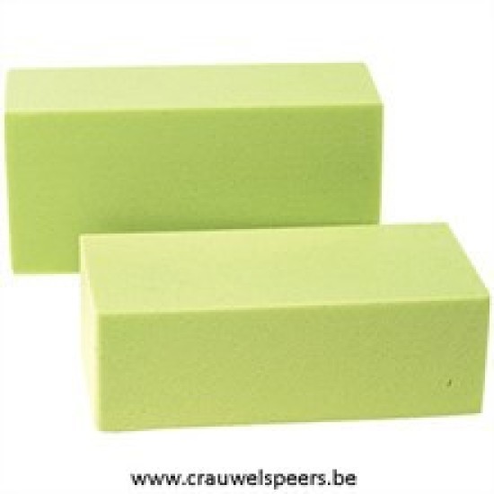 RAINBOW FOAM LIME GREEN BLOCKS HOBBY 24X1PCS