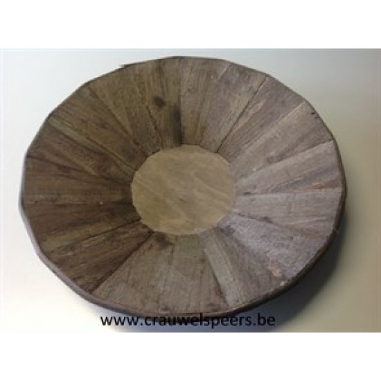 BOWL ROUND 40CM BROWN 864/635B-BR