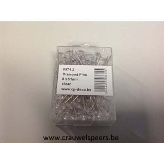 SPELDEN DIAMANT (DIAMOND PINS) D6XL55 100ST