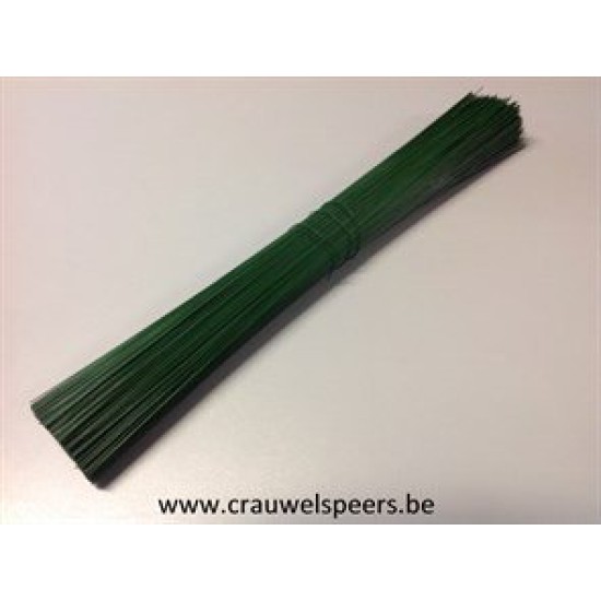 STUB WIRE PAINTED GREEN 0.4X300MM 1KG