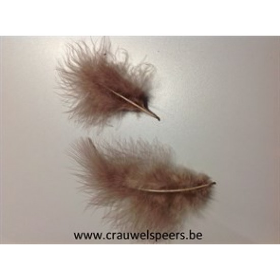 PLUMES MARABOU GRAND MARRON