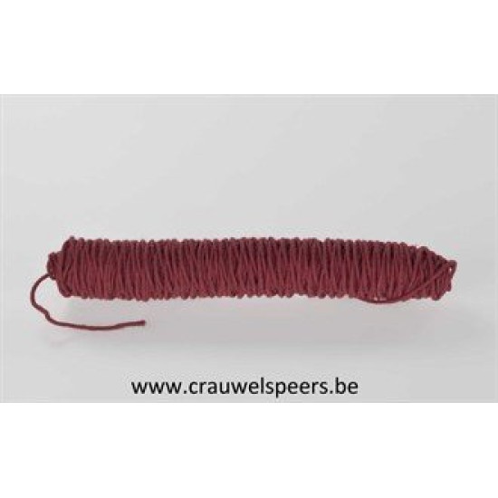 WOOL WICK THREAD +/-55M BORDEAUX