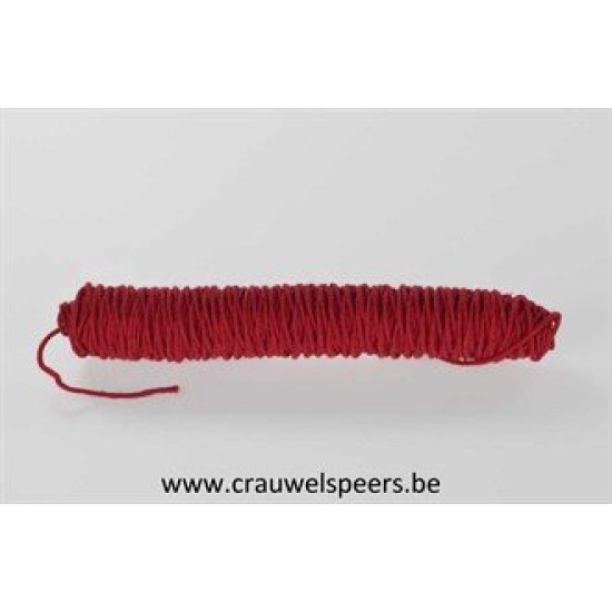 WOOL WICK THREAD +/-55M RED