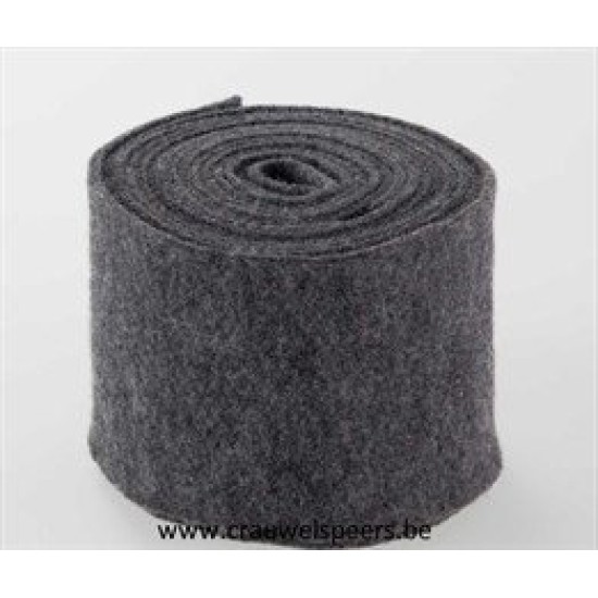 WOOL FELT 15CM +/-5M ANTHRACITE