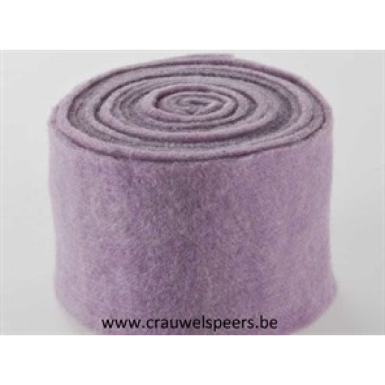 WOOL FELT 15CM +/-5M LILAC