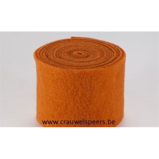 WOL VILT 15CM +/-5M ORANJE