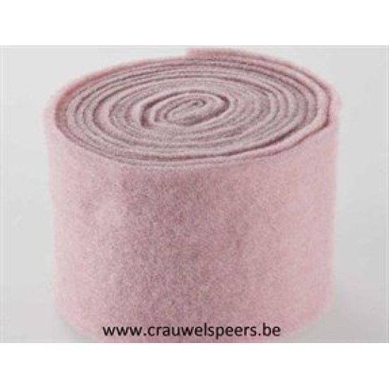 WOOL FELT 15CM +/-5M ROSE