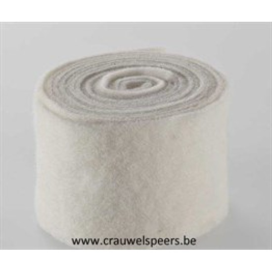 WOOL FELT 15CM +/-5M WHITE