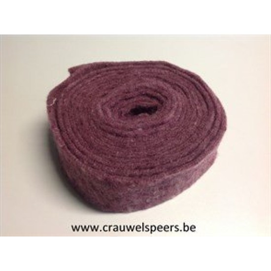 WOOL FELT 7.5CM +/-5M AUBERGINE