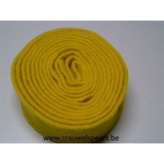 WOOL FELT 7.5CM +/-5M YELLOW