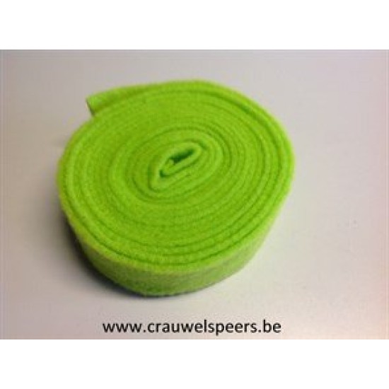 WOL VILT 7.5CM +/-5M LIME GREEN