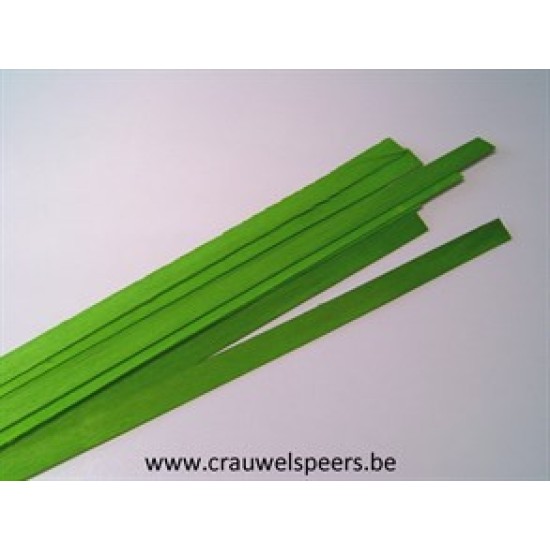 WOOD STRIPS LIME GREEN 80/2CM +/-500GR