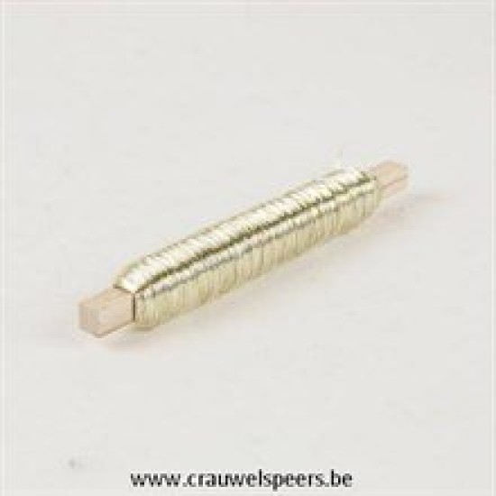 BINDING WIRE CHAMPAGNE ON WOODEN PEG 0.50MM 50M 100GR