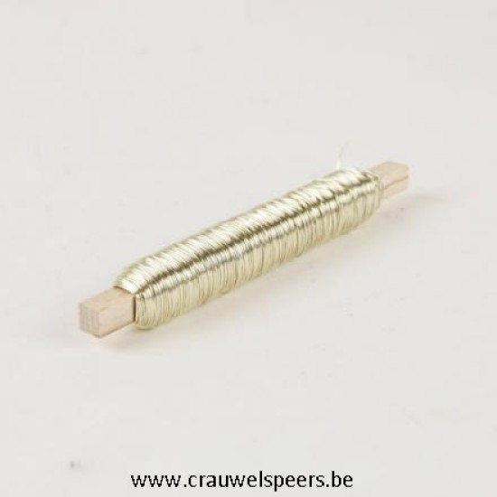 WIKKELDRAAD CHAMPAGNE OP STOK 0.50MM 50M 100GR HOBBY