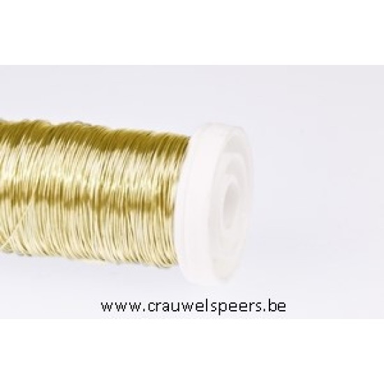 BINDING WIRE GOLD ON SPOOL 0.30MM 100GR HOBBY