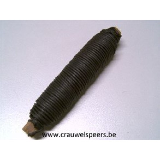 PAPER BINDING WIRE (PAPER WIRE) BLACK ON WOODEN PEG 1PC