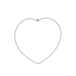 FRAME HEART 30CM BLACK