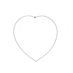 FRAME HEART 40CM BLACK