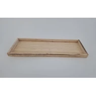COUPE EN BOIS 45X16CM WHITE WASH